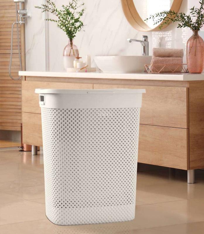 سبد رخت چرک لیمون کد 213635 مجموعه ۲ عددی 