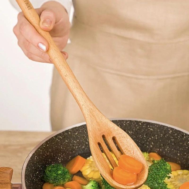 کفگير ملاقه چوبي کد 233959 لیمون