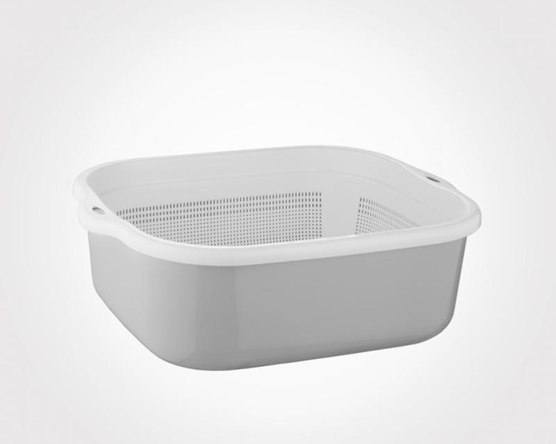 ست آبکش و لگن نسیم 1   (الوان) کد 01635 لیمون