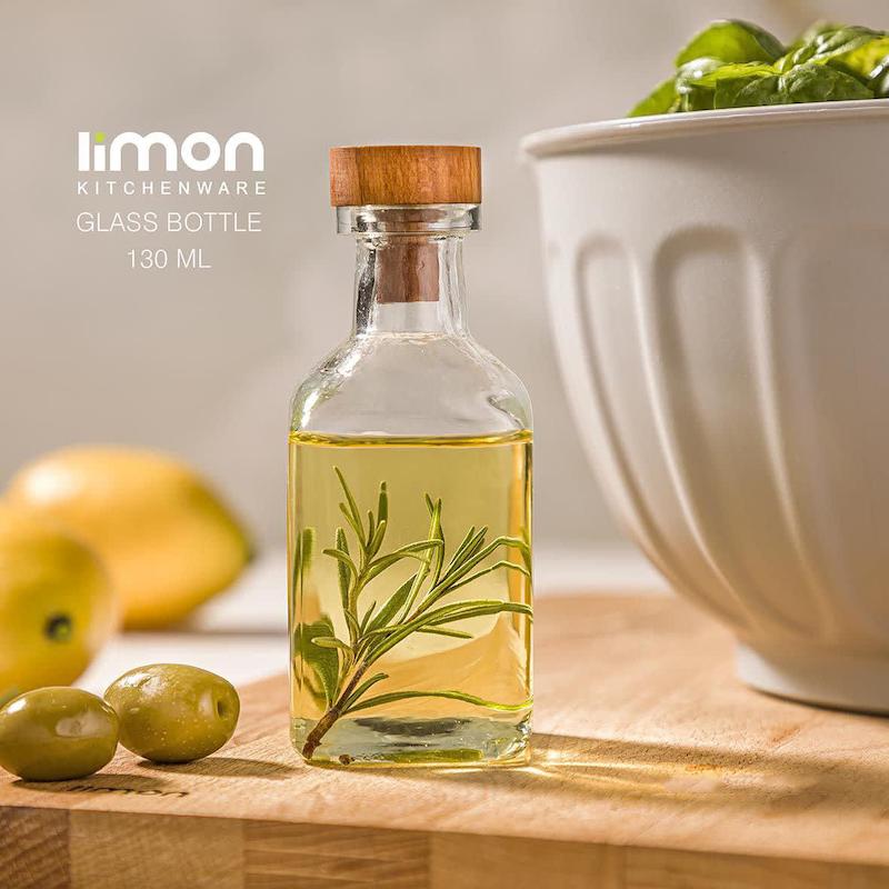 بطري 130 ميلي ليتر درب چوبي کد 226559 لیمون