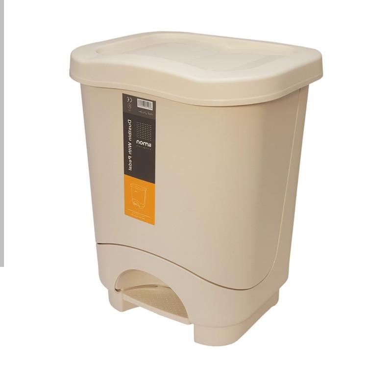 سطل پدالی کوچک 7 لیتری   (الوان) کد 42635 لیمون