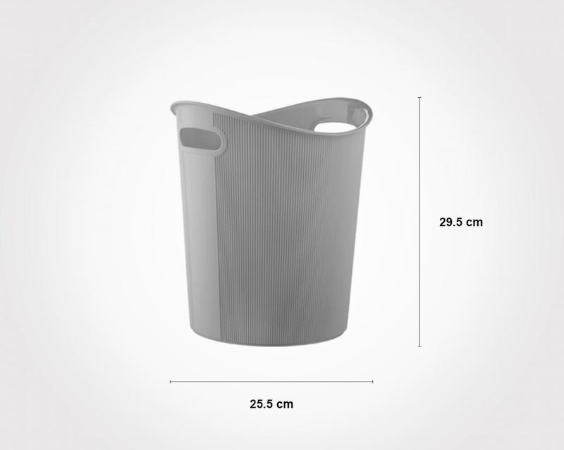 سطل کاغذ شیاردار بزرگ   (الوان) کد 140835 لیمون