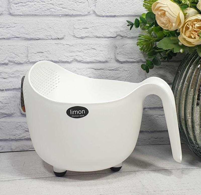 برنج شوی دسته دار متوسط   (الوان) کد 132635 لیمون