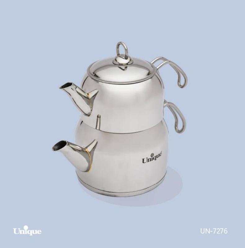 کتری استیل ۲.۵ لیتر لوله دار کد UN- 7276