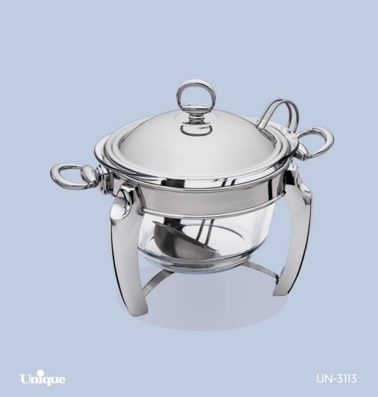 سوفله سوپ خوری  پافیلی کروم  کد UN-3113A