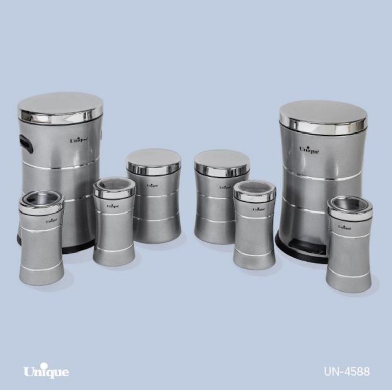 ۸کمر باریک خطی نقره ای استیل کد 4588