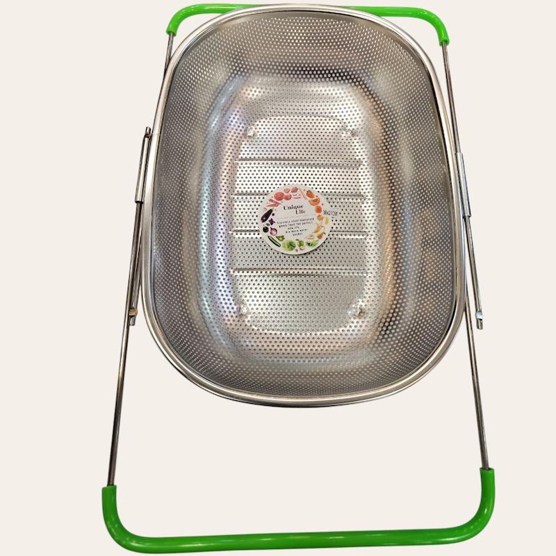 آبکش سینک استیل بزرگ  یونیک