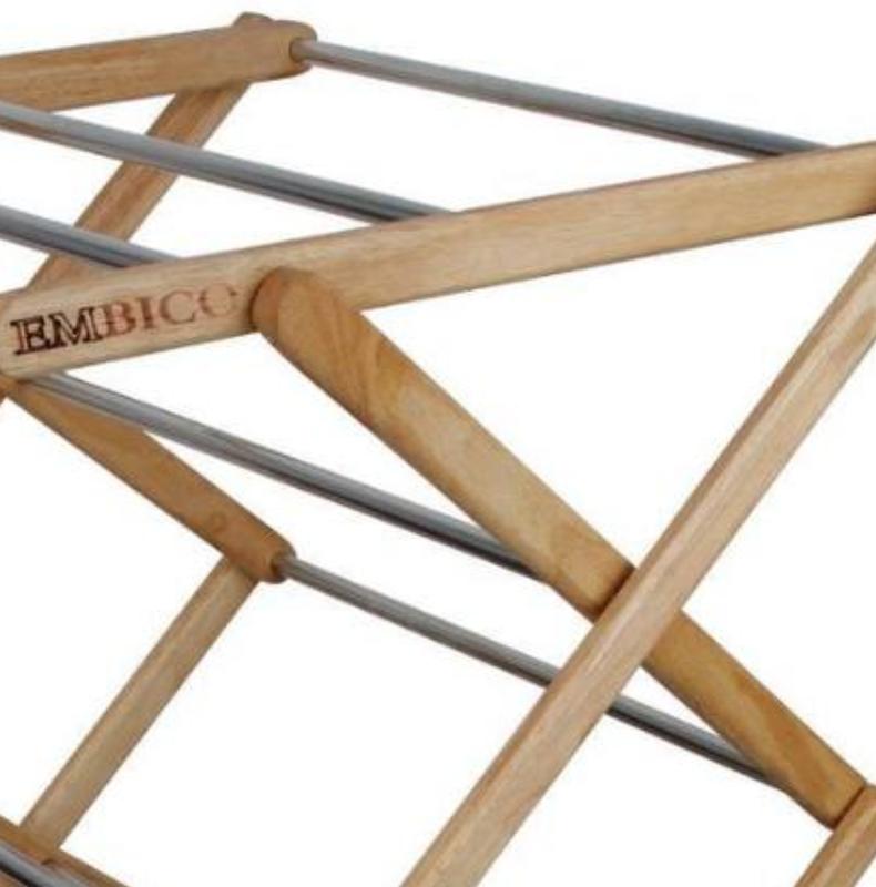بندرخت آکاردئونی چوب استیل برند EMBICO
