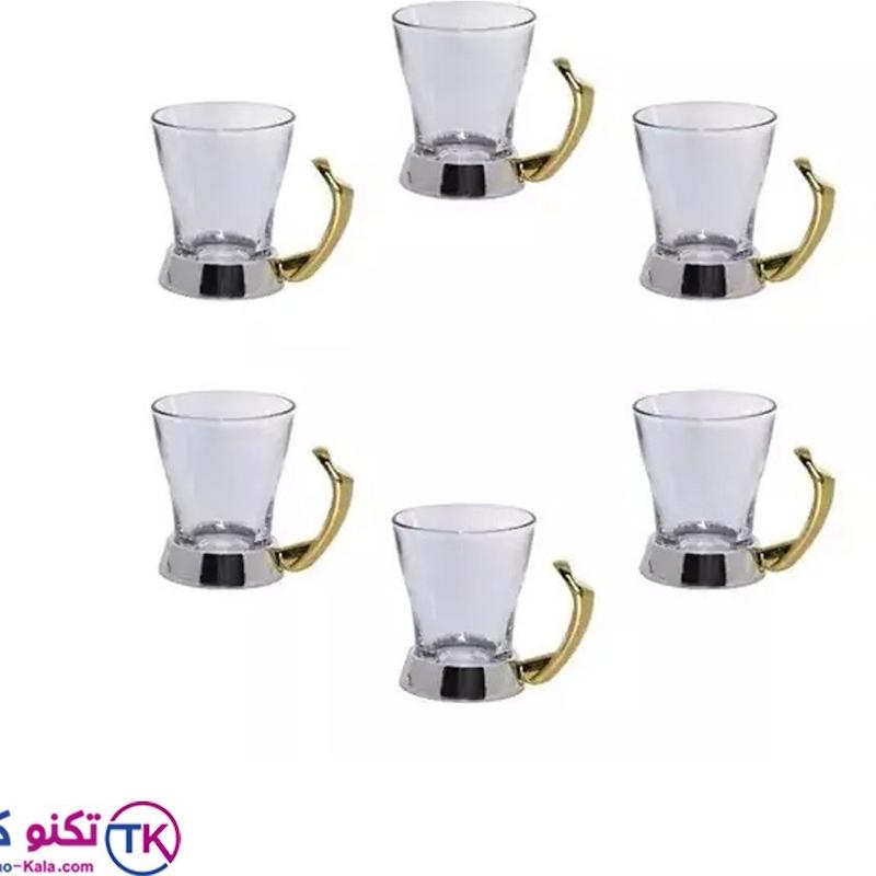 ست چایخوری پافیلی طلایی  3124