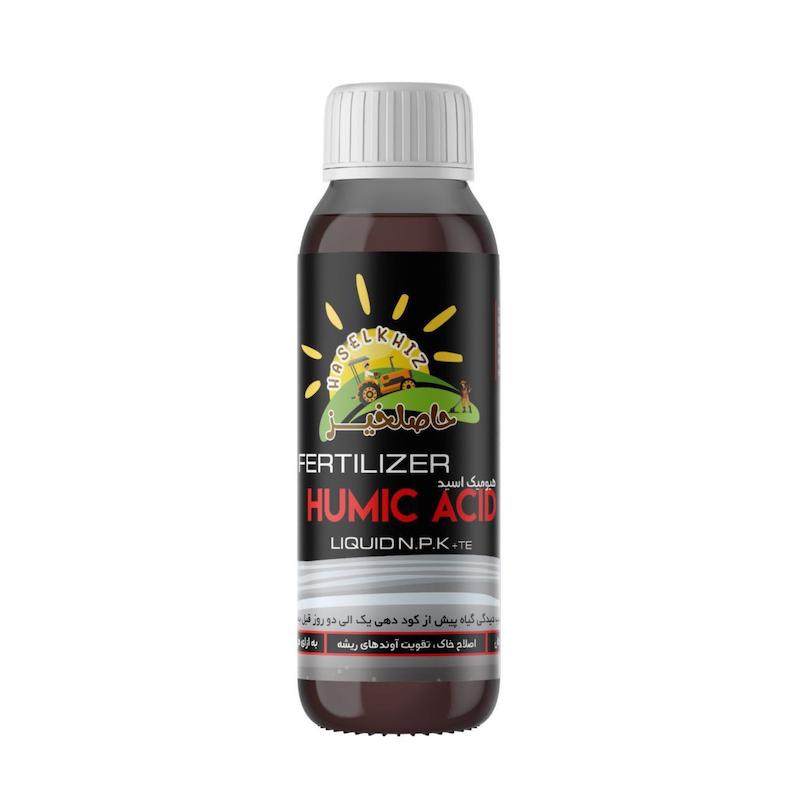 کود مایع هیومیک اسید حاصلخیز مدل Humic حجم 100 میلی لیتر