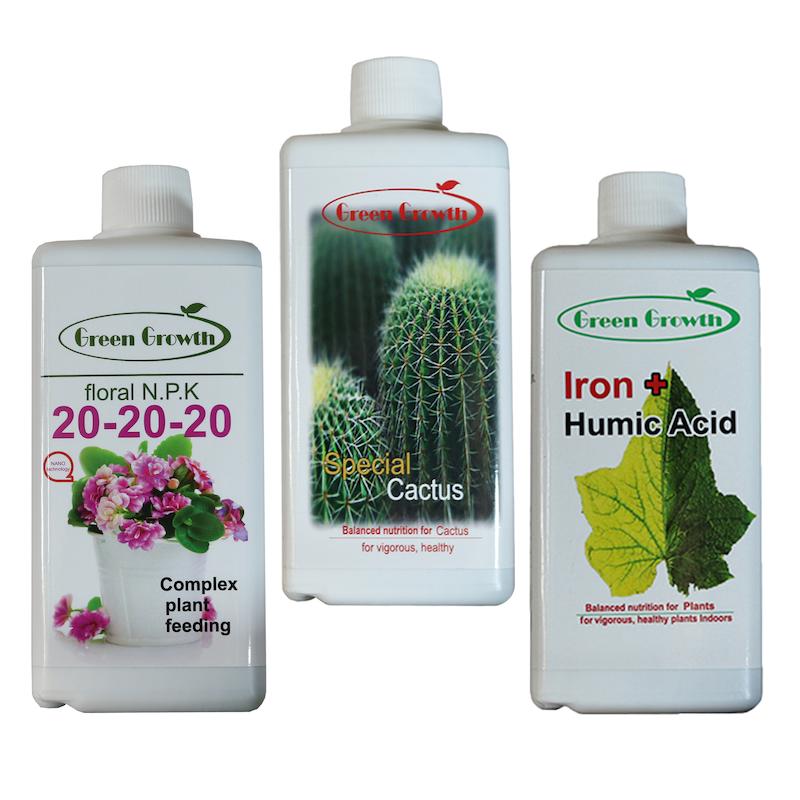 پک کود مایع کاکتوس گرین گروت ظرفیت 500 میلی لیتر