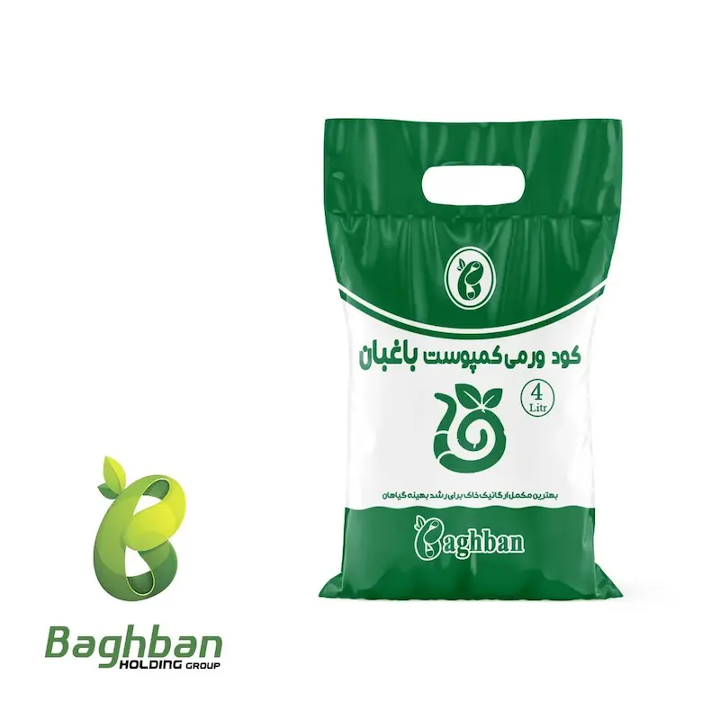 کود ورمی کمپوست باغبان حجم 4 لیتر