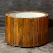 گلدان چوبی داخل پلیمری مدل استوانه ای