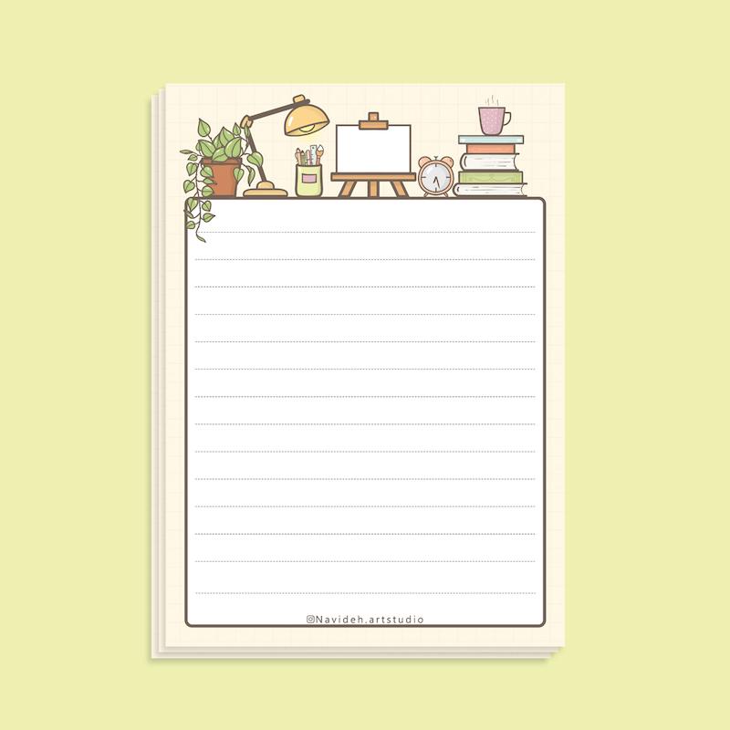 برگه یادداشت میز کار