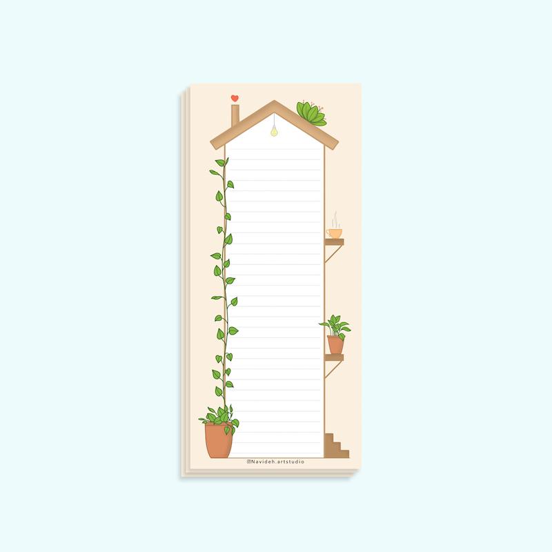 برگه یادداشت خانه ما