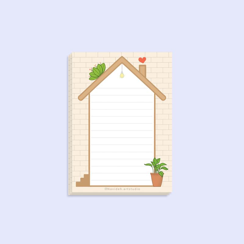 برگه یادداشت خانه کوچک ما