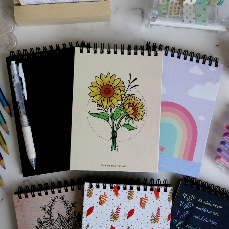 دفتر طراحی (کاغذ مشکی)