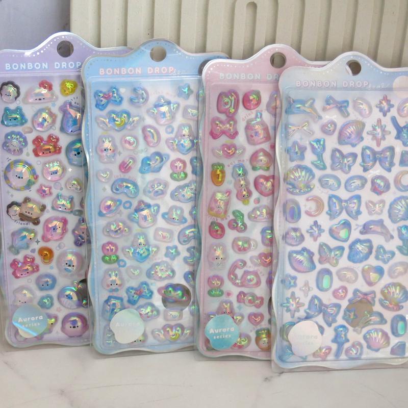 استیکر برجسته حیوانات هولوگرامی