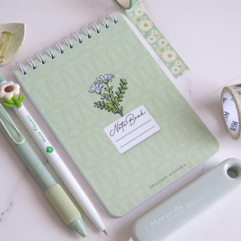 دفتریادداشت طرح بابونه