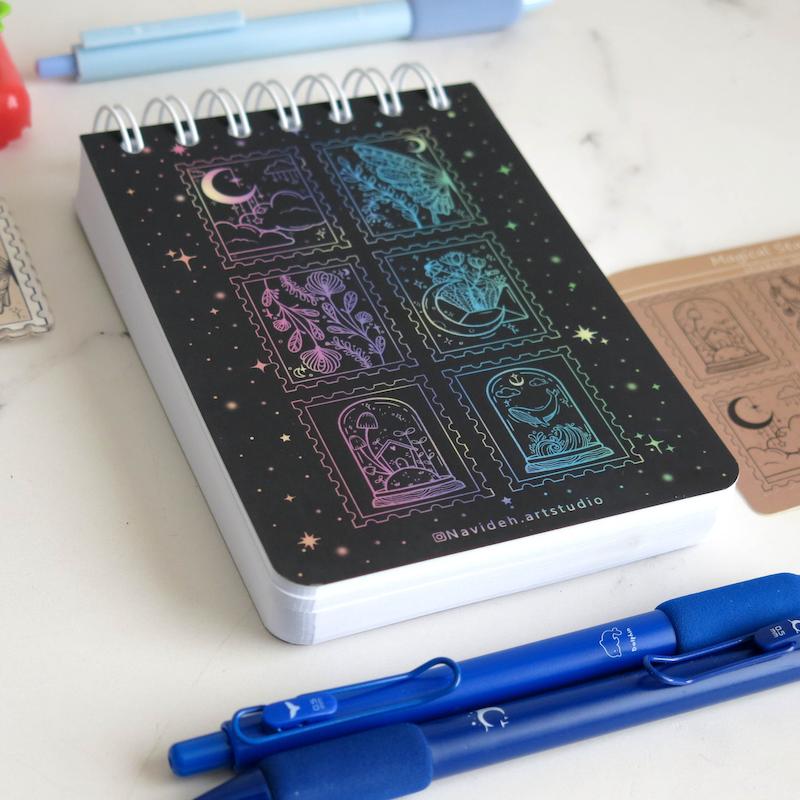 دفتریادداشت 180 برگ طرح کهکشانی