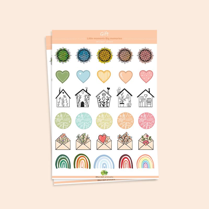 مجموعه استیکر هدیه