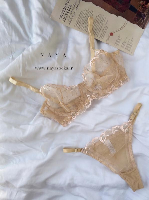 ست گیپور طلایی بژ(کد:809)