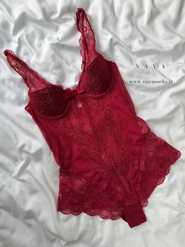 بادی‌ فانتزی زرشکی(کد:885)