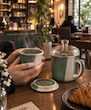 ماگ دمنوش پوشش شیشه ای