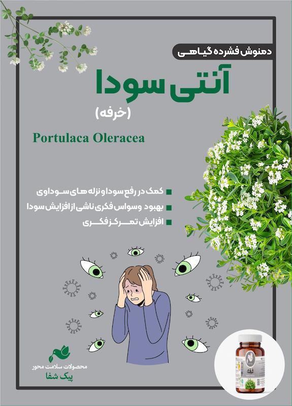 دمنوش خرفه آنتی سودا