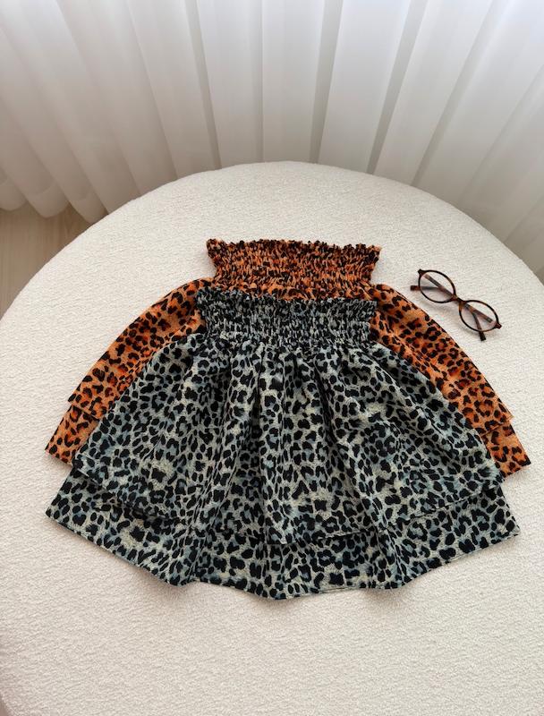 دامن پلنگی کلوش 0228