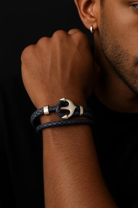 دستبند مردانه لنگر