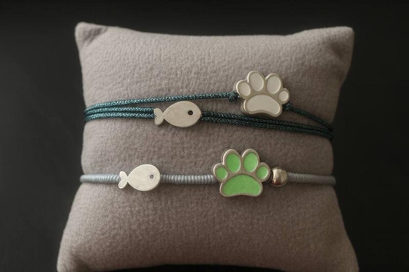 دستبند پنجه و ماهی 