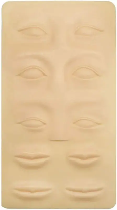 پوست مصنوعی تمرین چشم و لب تاتو