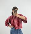 تیشرت باکسی راه راه