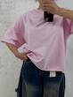 تیشرت بیسیک قواره باکسی لبه کات