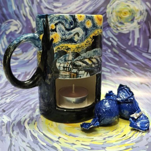 ماگ جیبدار طرح شب پرستاره ونگوگ