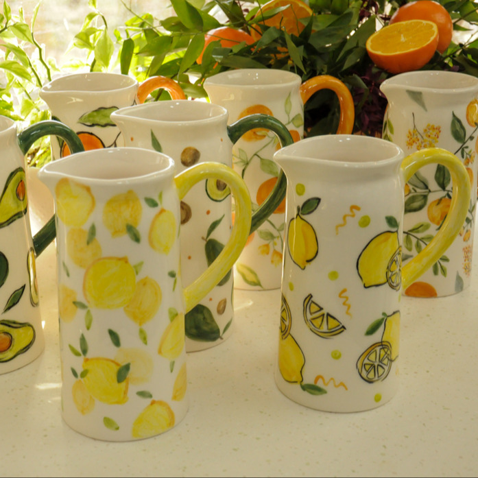 پارچ طرح میوه