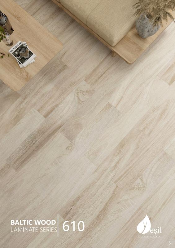 پارکت لمینت یشیل سری بالتیک وود کد 610