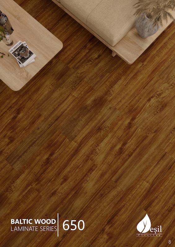 پارکت لمینت یشیل سری بالتیک وود کد 650