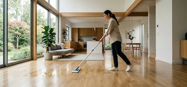راهنمای تمیز کردن و نگهداری پارکت لمینت | نبایدهای شستشوی پارکت