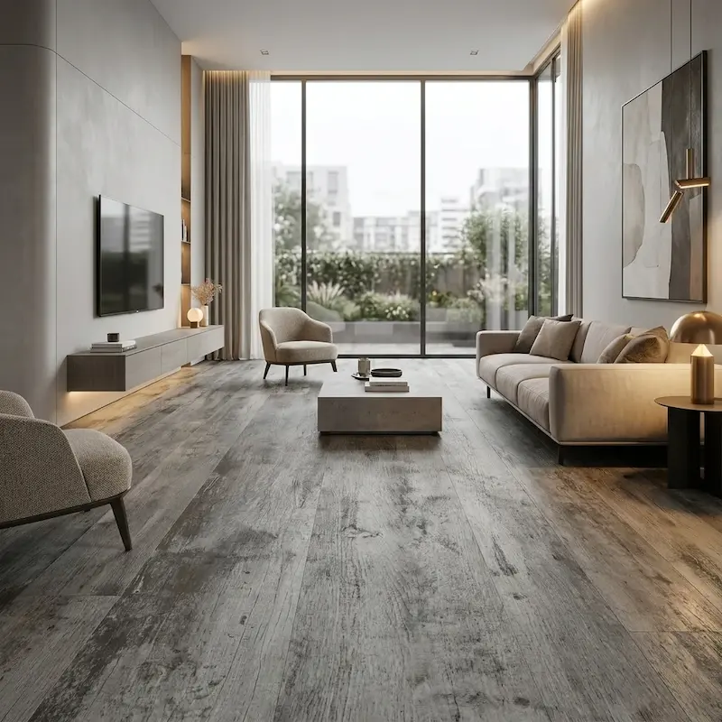 پارکت گرین لایف  مدل سلکت لاین  کد Magic gray