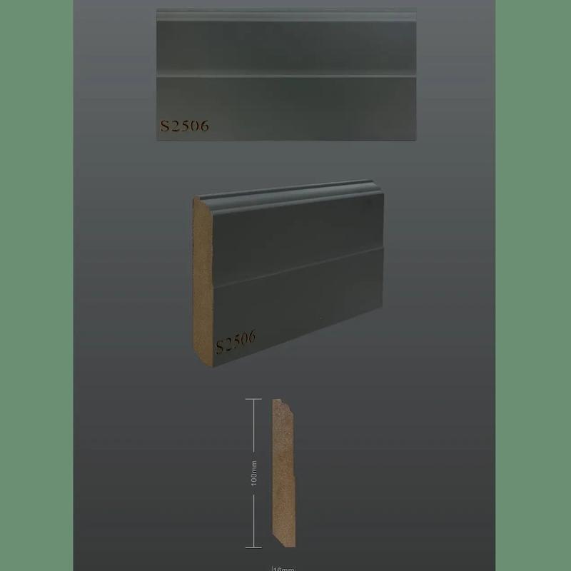 قرنیز ۱۰ سانتی‌متری MDF یشیل سری نئوکلاسیک کد 2506