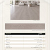 کاتالوگ پارکت لمینت ایزوفام ولنته امباس شیاردار کد V-7524 طرح Yeni-Maple در دکوراسیون سالن مدرن و تایل افرا کرم طوسی روشن