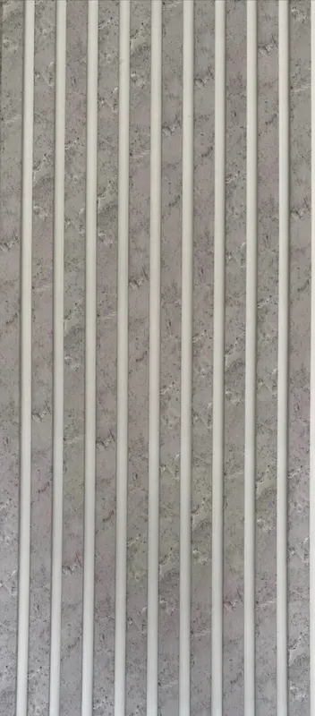 ترمووال اکوستیک تمام pvc  سیمانی روشن پشت سفید