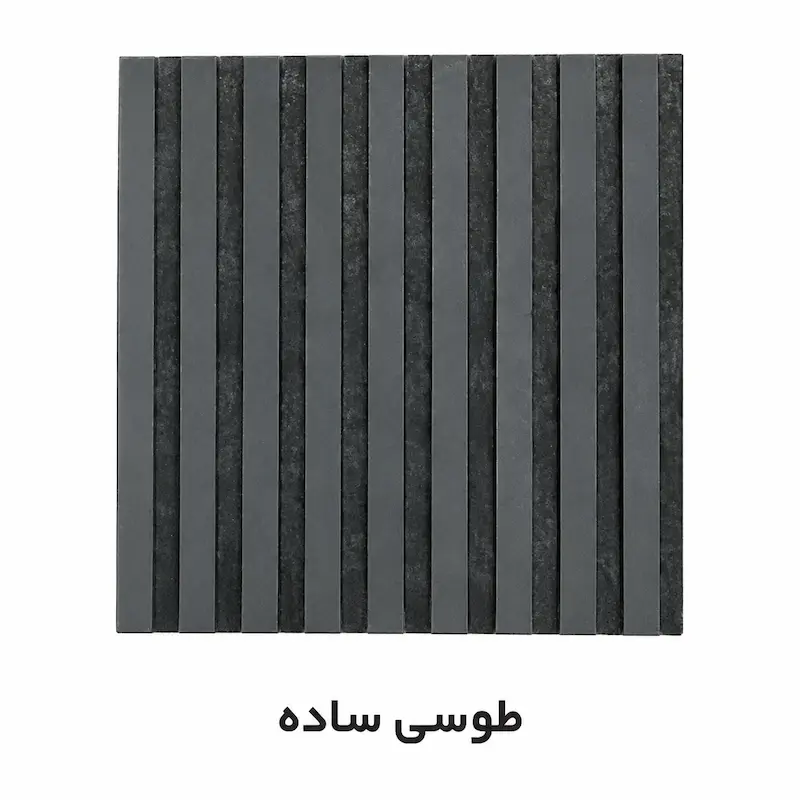 دیوارپوش مدل ترمووال MDF طوسی ساده