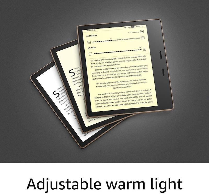 کتاب خوان آمازون کیندل مدل Kindle Oasis به همراه هدیه ویژه آداپتور شارژر