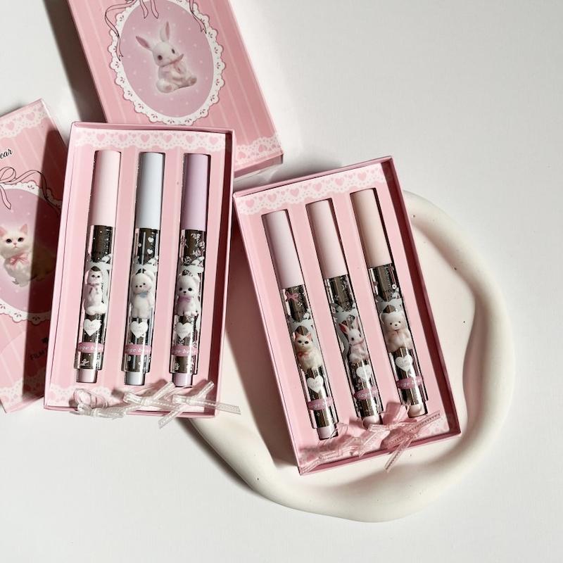 پک سه تایی رژلب خیس GEGE BEAR