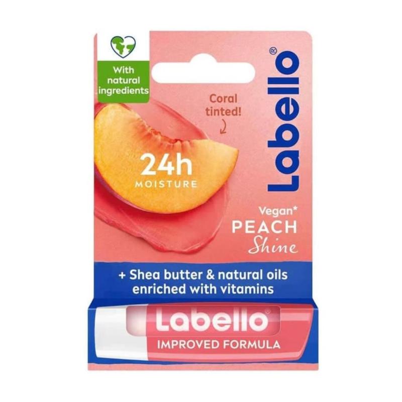 لیپ بالم labello مدل peach shine