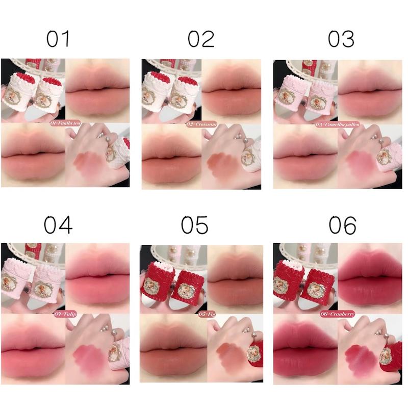 رژ مخملی کیک توت فرنگی🍓