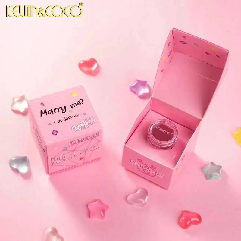 رژلب و رژگونه انگشتری